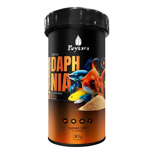 000fb04fb355680cef3c78a04e97c204.webp Ração Poytara Natural Line Daphnia Dafnia 10g Peixes Aquario