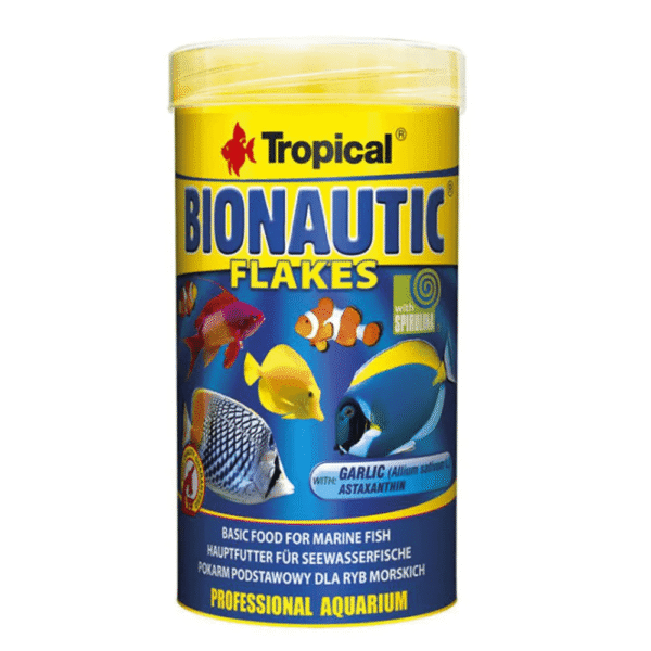 02c4480a8829b39b8b58245ceb7894db.png Tropical Bionautic Flakes 50g Ração Em Flocos Para Peixes