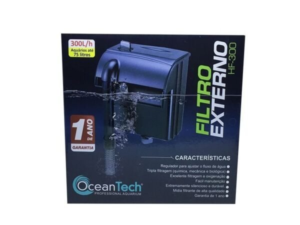 Oceantech Filtro Externo Hf-300 - 300l/h Aquario