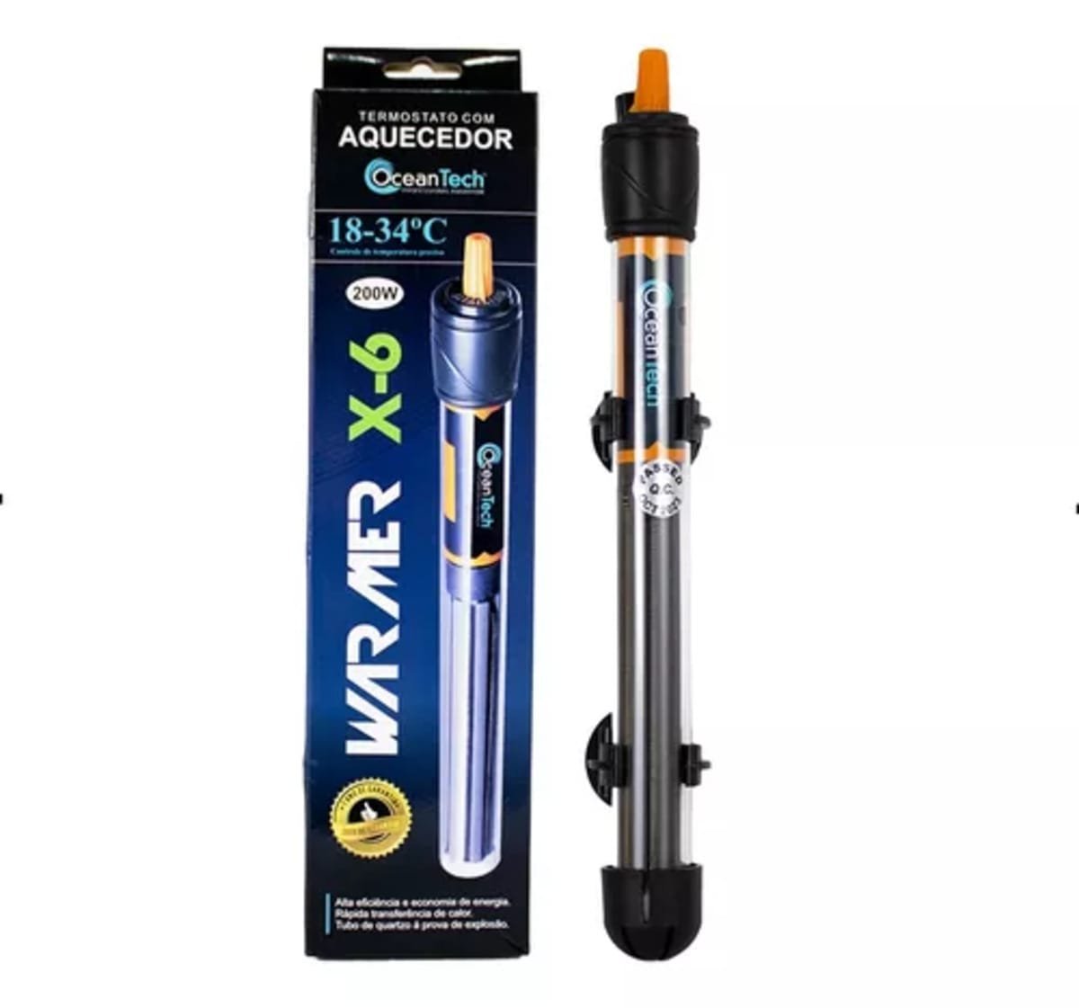 TERMOSTATO OCEANTECH X-6 200W 220V - OCEAN TECH