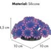 09b5ef3085b2680a30e1c592c6f615ed.jpg ENFEITE DE SILICONE SOMA CORAL ALVEOPORA AZUL 02