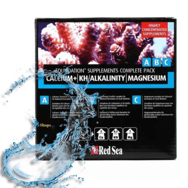 0cd475e8b3cd618e9586b602f3f9ede1.png SUPLEMENTO RED SEA RCP FOUNDATION CA+/KH-ALK/MG - PACK A/B/C 3x 250ML