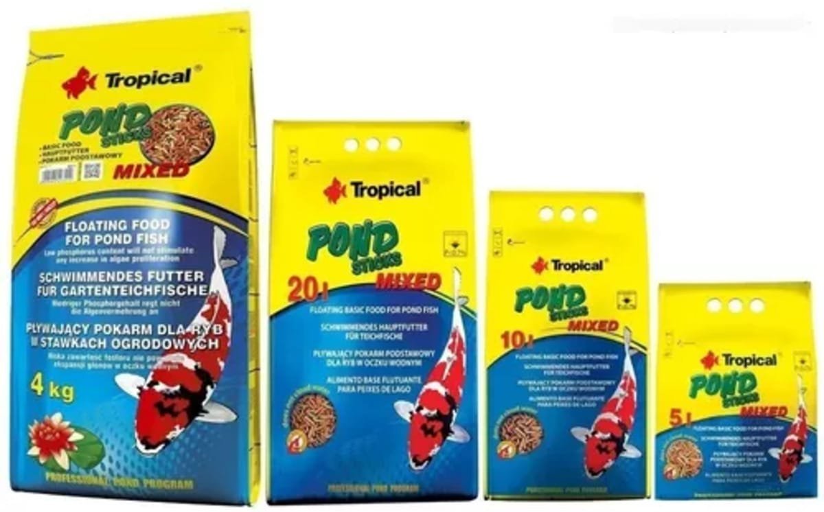 0dcb9eb1d758cf088669e5e69681b2fe.jpg POND STICKS MIXED - BAG 4KG (50L) - TROPICAL