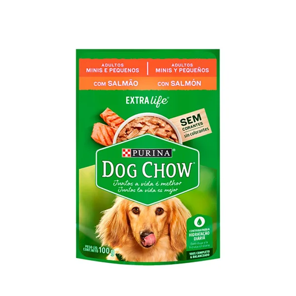 0f624cc898254b2bf6b6520098342488.webp SACHÊ DOG CHOW ADLT MINI PEQ SALMAO 100G 1 UN