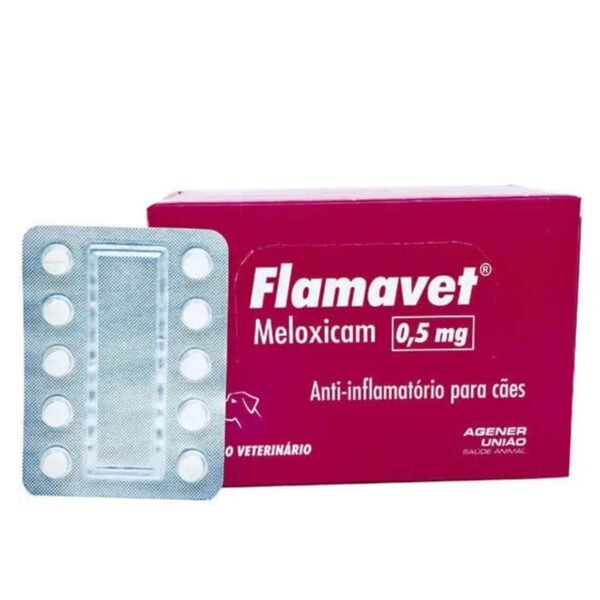 FLAMAVET CAO 0.5MG CARTELA C/ 10 COMPRIMIDOS