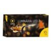 LUMINARIA LED SOMA X5 PRETA (10W) LED BRANCO/AZUL 127V