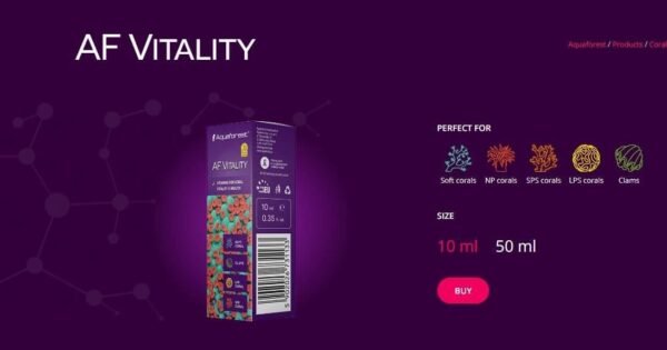 23f3b5858ee073b57427627cfadd51b7.jpg AF VITALITY - 10 ML Aquaforest Suplemento Para Corais