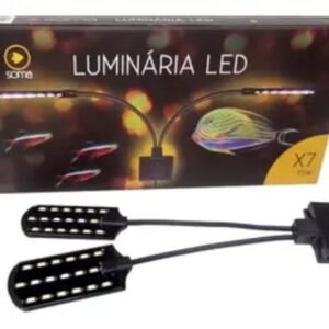 26a4ed4ef849f86bfe52cc8db37e35eb.jpg LUMINARIA LED SOMA X7 PRETA (15W) LED BRANCO/AZUL 127V