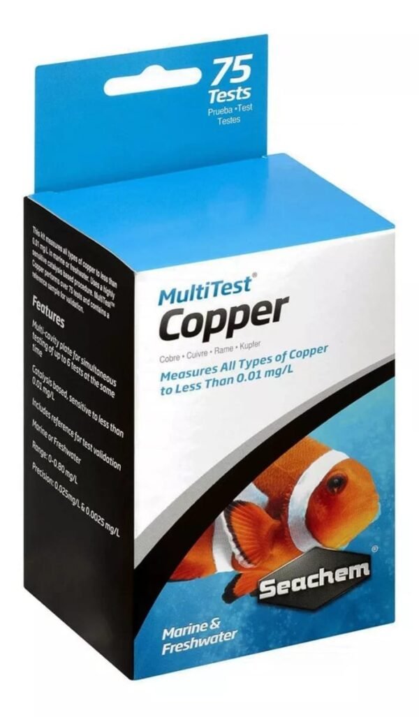 28812cb157f68ac21eaee6fae53fc4e4.jpg MULTITEST: COPPER 75 TESTES - SEACHEM