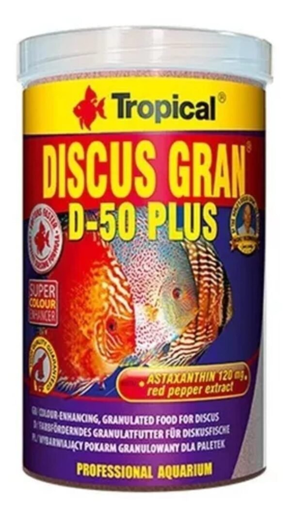29c61c50b5cd8c6fc4bf03127c68579b.jpg Ração De Peixes Tropical Discus Gran D-50 Plus 44g