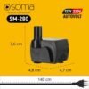 2c75102ff7cbc1df5280318281ac136c.jpg BOMBA SUB SOMA AQUARIOS E FONTES SM-280 (280L/H) AUTOVOLT