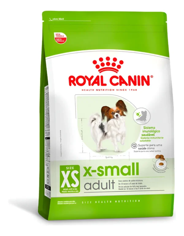 RAÇÃO ROYAL CANIN X-SMALL CÃES ADULTOS PORTE PEQUENO 1KG