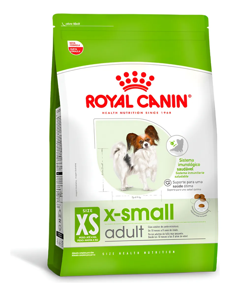 RAÇÃO ROYAL CANIN X-SMALL CÃES ADULTOS PORTE PEQUENO 1KG