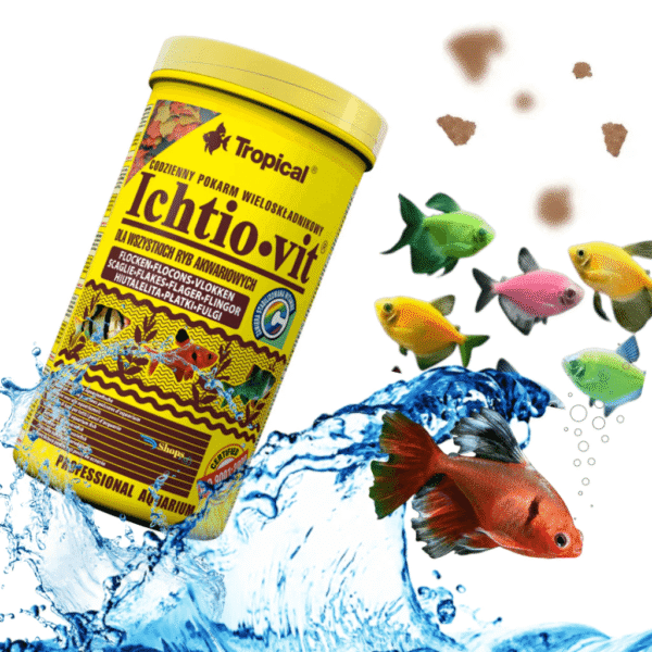 317d3b2ec79f4ee1b3a02a784152e212.png Tropical Ichtio -vit Flakes 50g Ração P/ Peixes Ornamentais