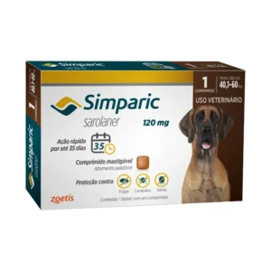 36999bed412d5d0cd9c2f20595aad613.webp Antipulgas e carrapatos Zoetis Simparic 120 Mg 40,1 A 60 Kg