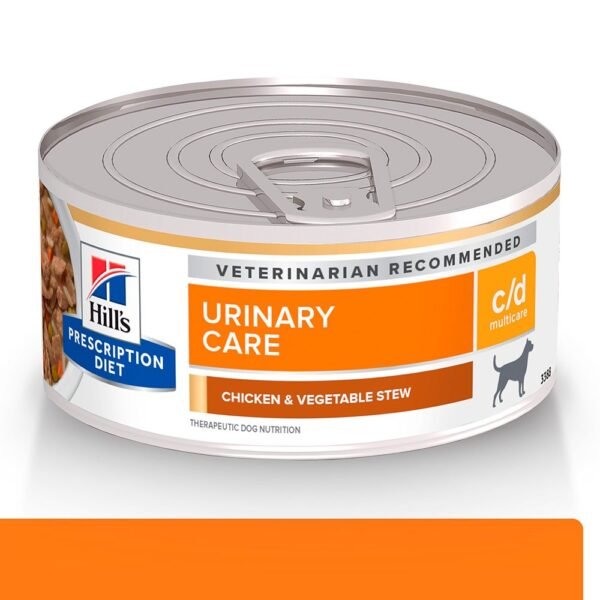 RAÇÃO ÚMIDA PD CAN C/D MULTICARE URINARY LATA 156G