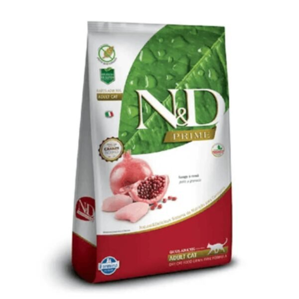 3be5cd1c1e9a2df8201f9c2a39f89527.jpg RAÇÃO ND PRIME FRANGO PARA GATOS ADULTOS 400G