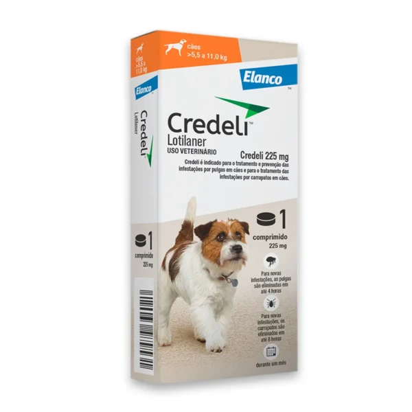41f3e862bb3ce611d5ca6e46cf91a7e4.webp CREDELI ANTIPULGAS P/ CÃES 225MG - 1 COMPRIMIDO