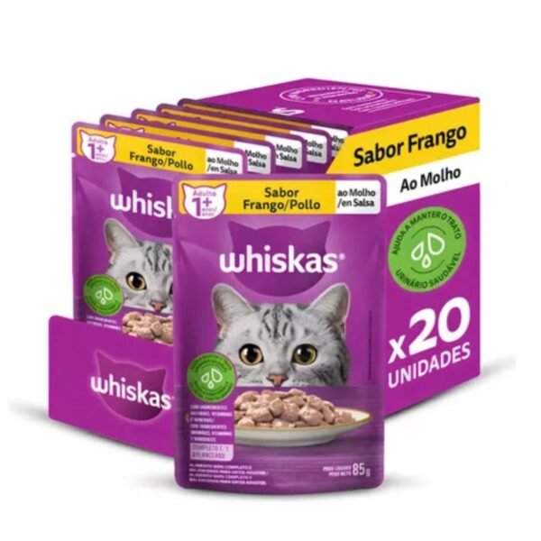 4b17b7040814a7246d00762c505c8937.jpg WHISKAS SACHE FRANGO 85G CAIXA C/ 20 UNIDADES