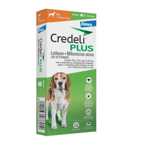 4ba875f0057d3d42cd45c8cce41fc6f2.jpg ANTIPULGAS CREDELI PLUS 225MG- 1 COMPRIMIDO