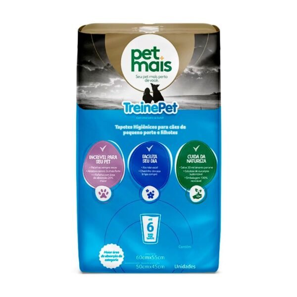 Tapete Higiênico Para Cães TreinePet Petmais – 50 Unidades