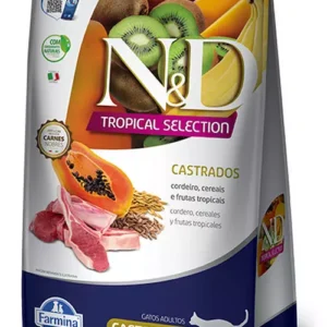 51023144234529fa5020255dbf24547a.webp ND TROPICAL RAÇÃO PARA GATOS SELECTION CASTRADO CORD 1,5KG