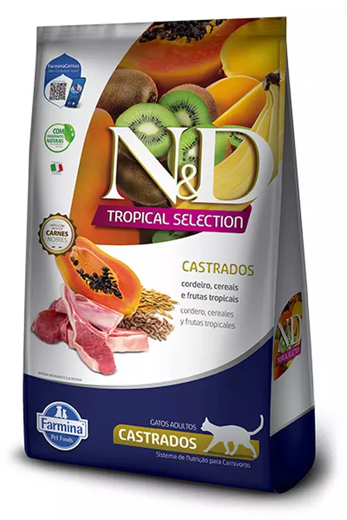51023144234529fa5020255dbf24547a.webp ND TROPICAL RAÇÃO PARA GATOS SELECTION CASTRADO CORD 1,5KG