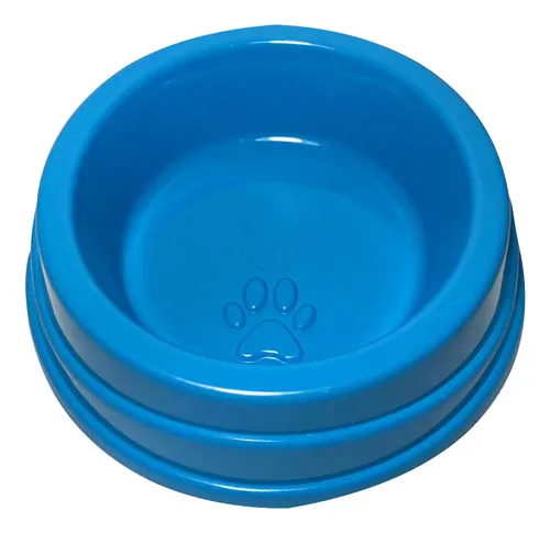 COMEDOURO PLASTICO 150ML AZUL -FOUR