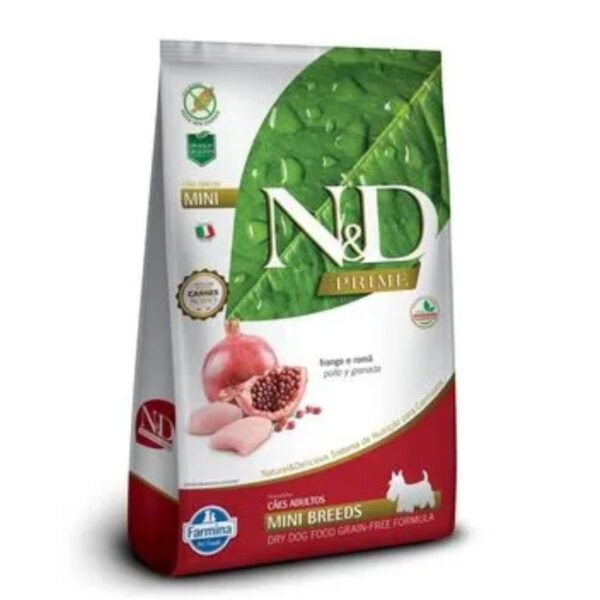 549eb88b25339f2586be60f42cc3692e.jpg RAÇÃO ND PRIME PARA CÃES ADULTOS FRANGO MINI 800G
