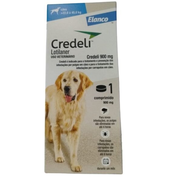 551d5218009e5e2001be8444bcef4dda.jpg CREDELI ANTIPULGAS P/ CÃES 900MG - 1 COMPRIMIDO