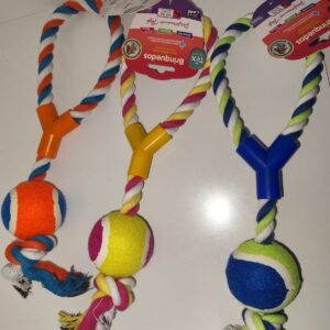 BRINQUEDO CORDA ARGOLA COM BOLA 38CM