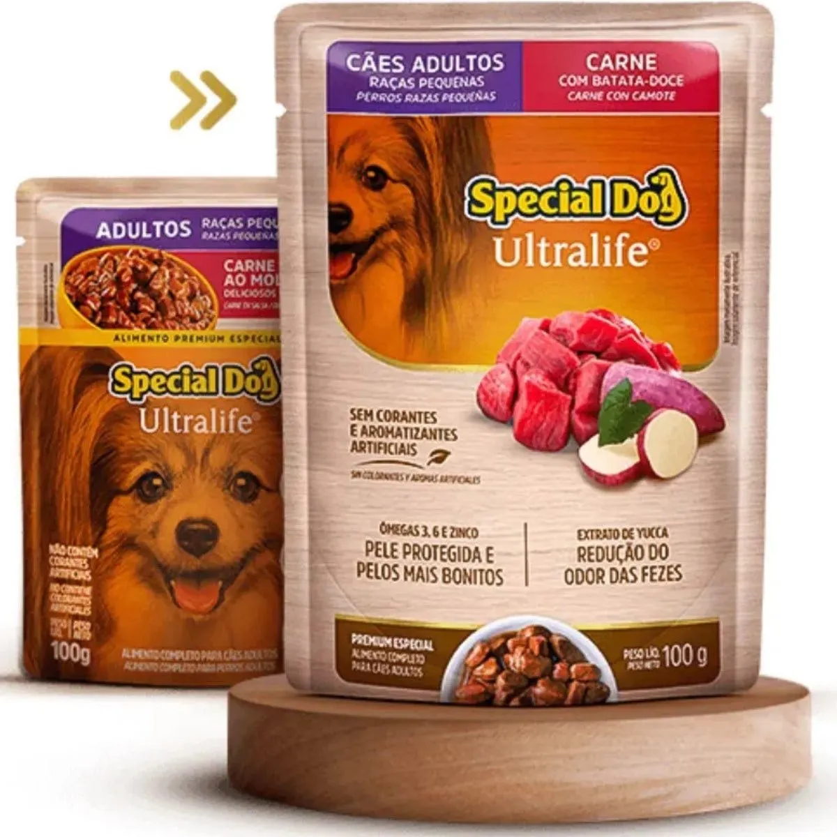 KIT 12 UN SACHE SPECIAL DOG ULTRA RP AD CARNE 100G