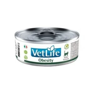 64a3708b79be962ef41d36cd8791d8a7.jpg RAÇÃO ÚMIDA VET LIFE OBESITY PARA GATOS 85G
