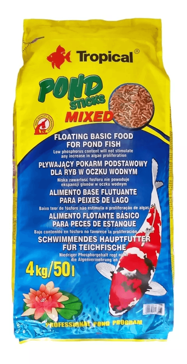6f898fbae93ba782c2e0cdec40c654c8.png POND STICKS MIXED - BAG 4KG (50L) - TROPICAL