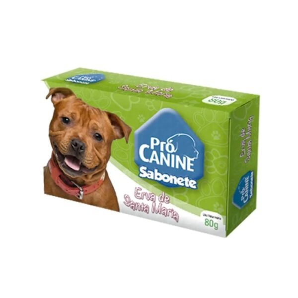 SABONETE P/ CÃES PROCANINE ERVA SANTA MARIA 80G