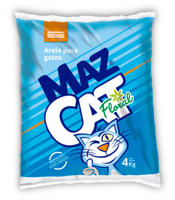 AREIA MAZ CAT FLORAL 4 KG