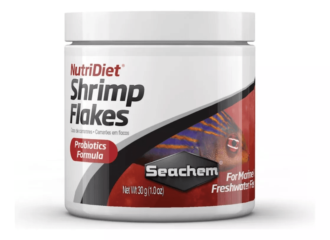 NUTRIDIET SHIRIMP FLAKES W PRO 50G - SEACHEM - Imagem 2