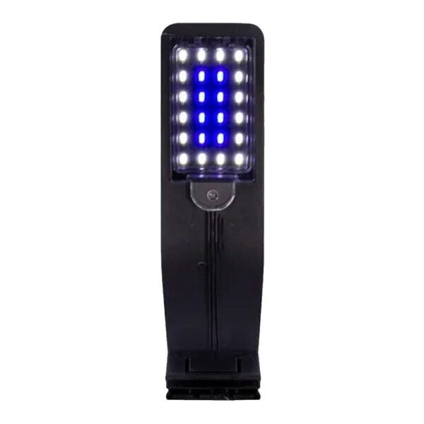 LUMINARIA LED SOMA X5 PRETA (10W) LED BRANCO/AZUL 127V