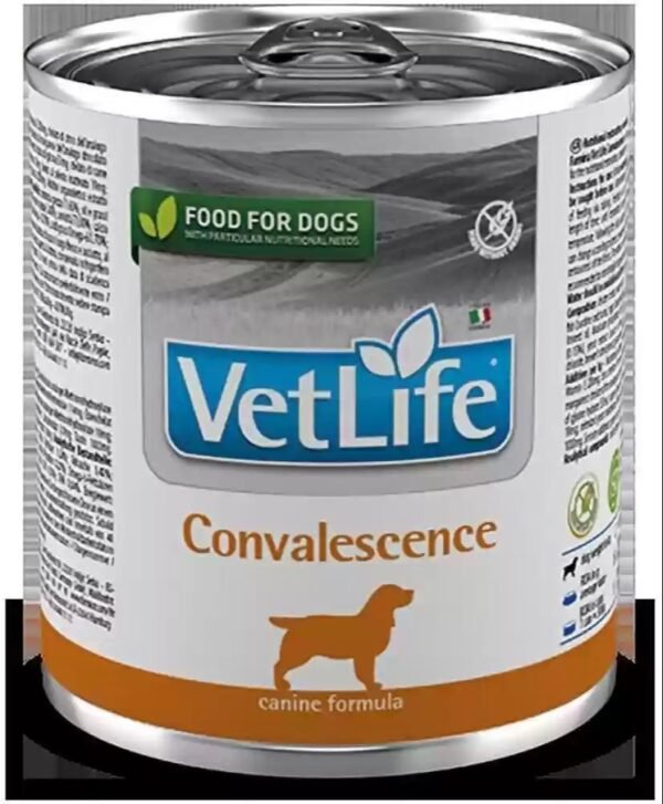 RAÇÃO ÚMIDA VET LIFE PARA CÃES CONVALESCENCE 300G