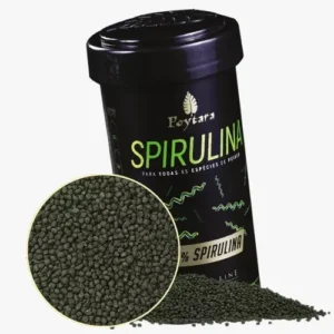 7c0d0c22da728f7e4ab1378193ae0b04.webp Ração Poytara Spirulina 40% Black Line 120g Sem Corantes