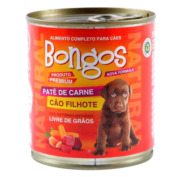 7e9ab6ca49372742b718af1f86acc332.webp PATE CAES CARNE FILHOTES 280G BONGO