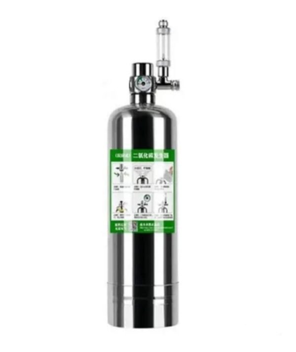 81a80fe3f86bc0b82bca5d76274a18ce.jpg CILINDRO P/ CO2 CASEIRO SOMA C/ REG./MAN./CONTA BOLHA E SOLENOIDE 127V
