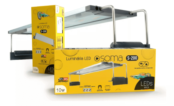 LUMINARIA LED SOMA S- 200 (10W) LED WRGB AUTOVOLT