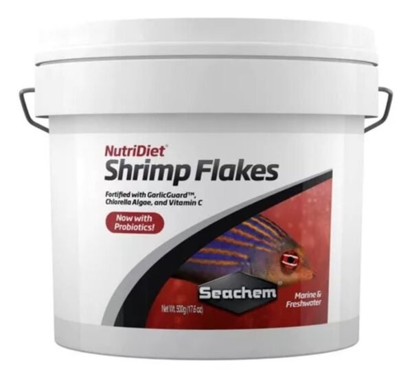 82a1c917f75c876b4004035cd9f2377e.jpg NUTRIDIET SHIRIMP FLAKES W PRO 500G - SEACHEM