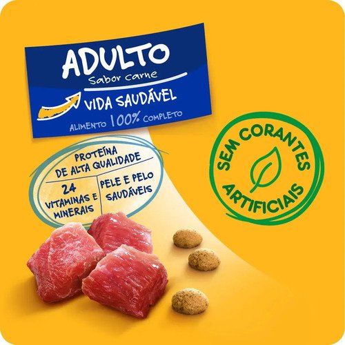 RAÇÃO PEDIGREE NUTRIÇAO ESSENCIAL AD CARNE 15KG