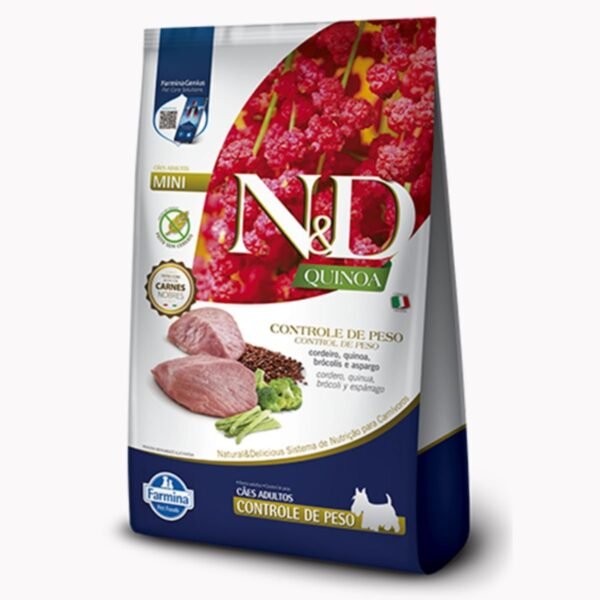 832b1ce8069d4f176b44e69d8c584f52.jpg RAÇÃO ND QUINOA CÃES ADULTOS MINI CORDEIRO 800G