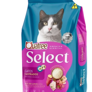 84b8a53a07cb277f266b2b057edd68d7.png QUATREE SELECT GATOS CASTRADOS MIX DE CARNES 10.1KG
