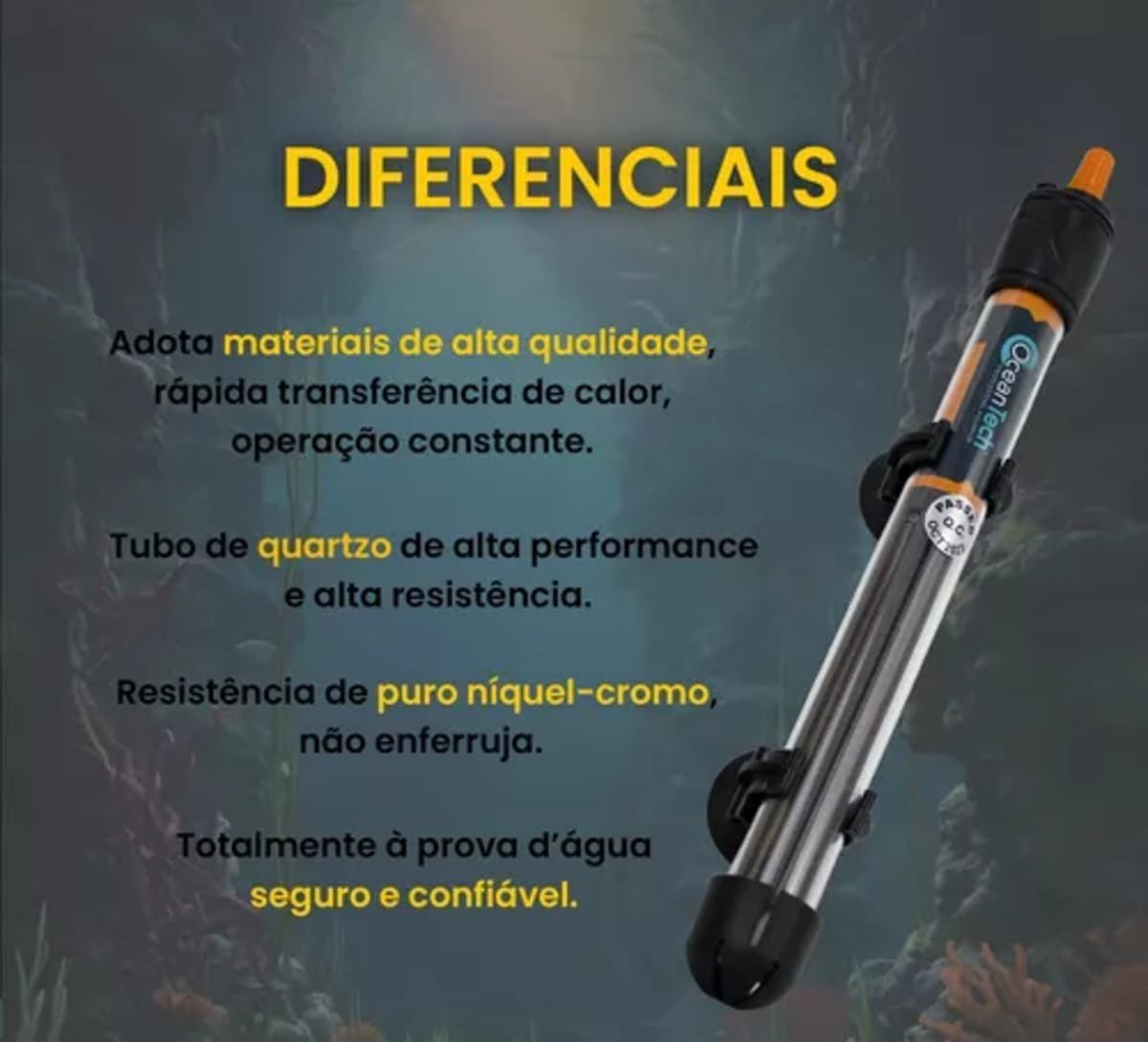 TERMOSTATO OCEANTECH X-6 100W 220V - OCEAN TECH - Imagem 6