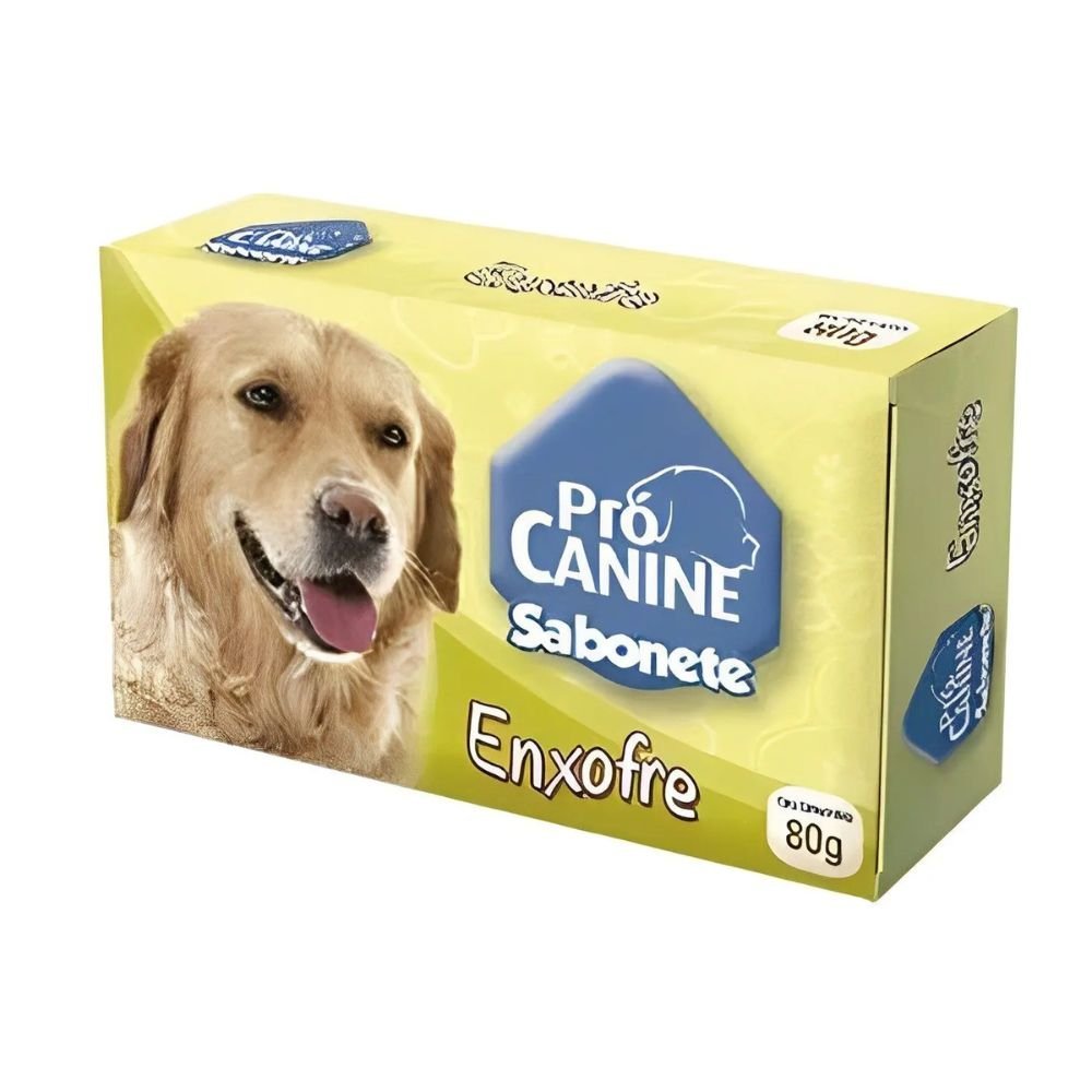 SABONETE PARA CÃES PROCANINE ENXOFRE 80G