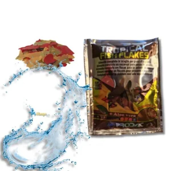9414b4613f25d9e80018c7ea4985d0a5.jpg RAÇÃO PRODAC TROPICAL FISH FLAKES 4G SACHE